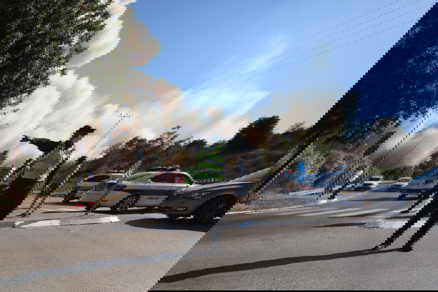 שריפת ענק ליד ירושלים; יישובים שלמים פונו; אין שליטה