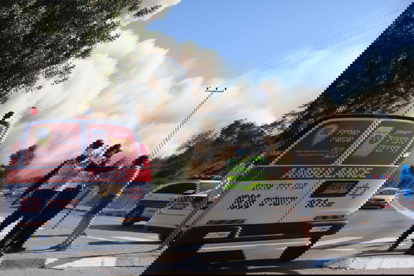 שריפת ענק ליד ירושלים; יישובים שלמים פונו; אין שליטה