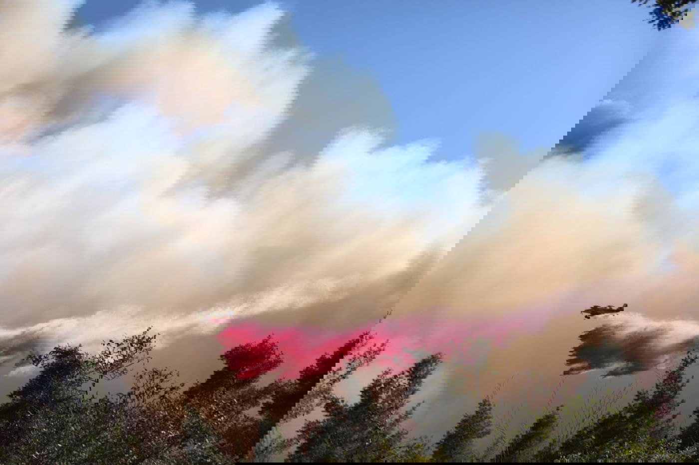 שריפת ענק ליד ירושלים; יישובים שלמים פונו; אין שליטה