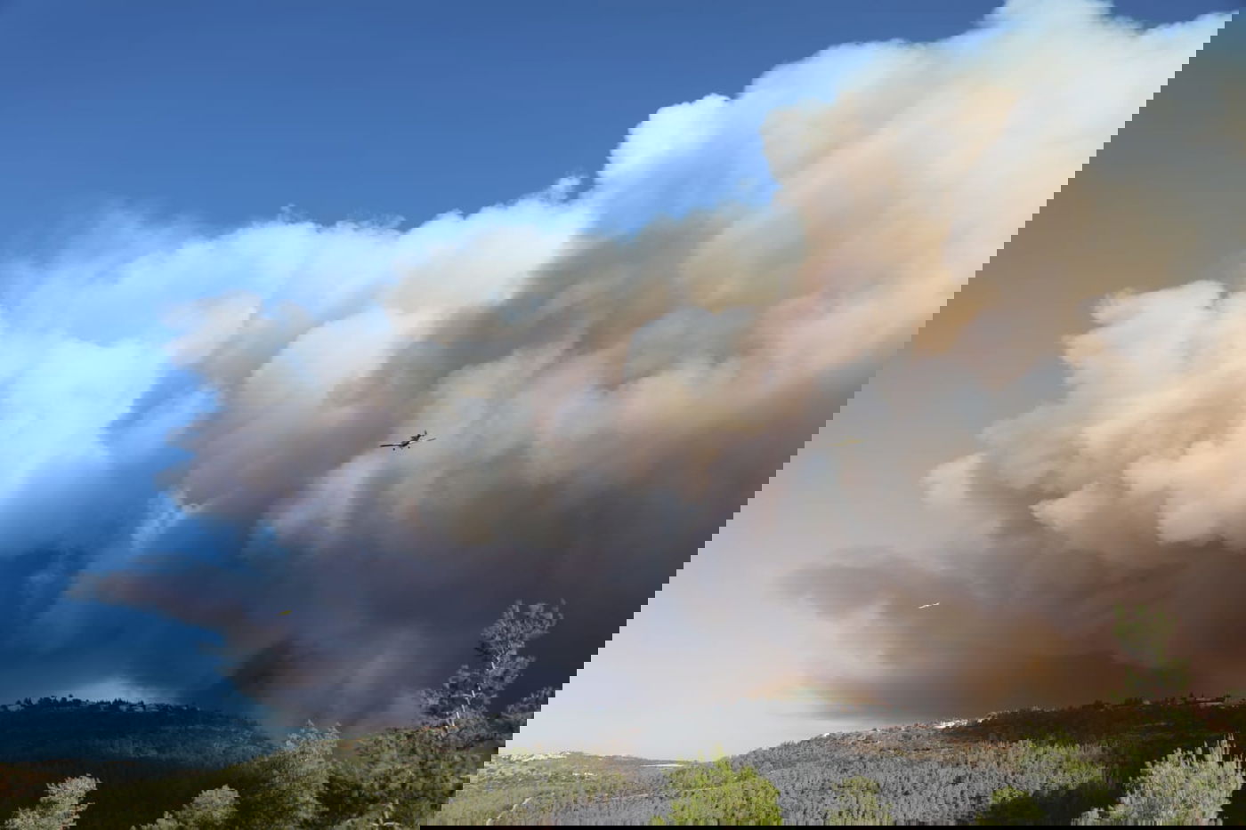 שריפת ענק ליד ירושלים; יישובים שלמים פונו; אין שליטה