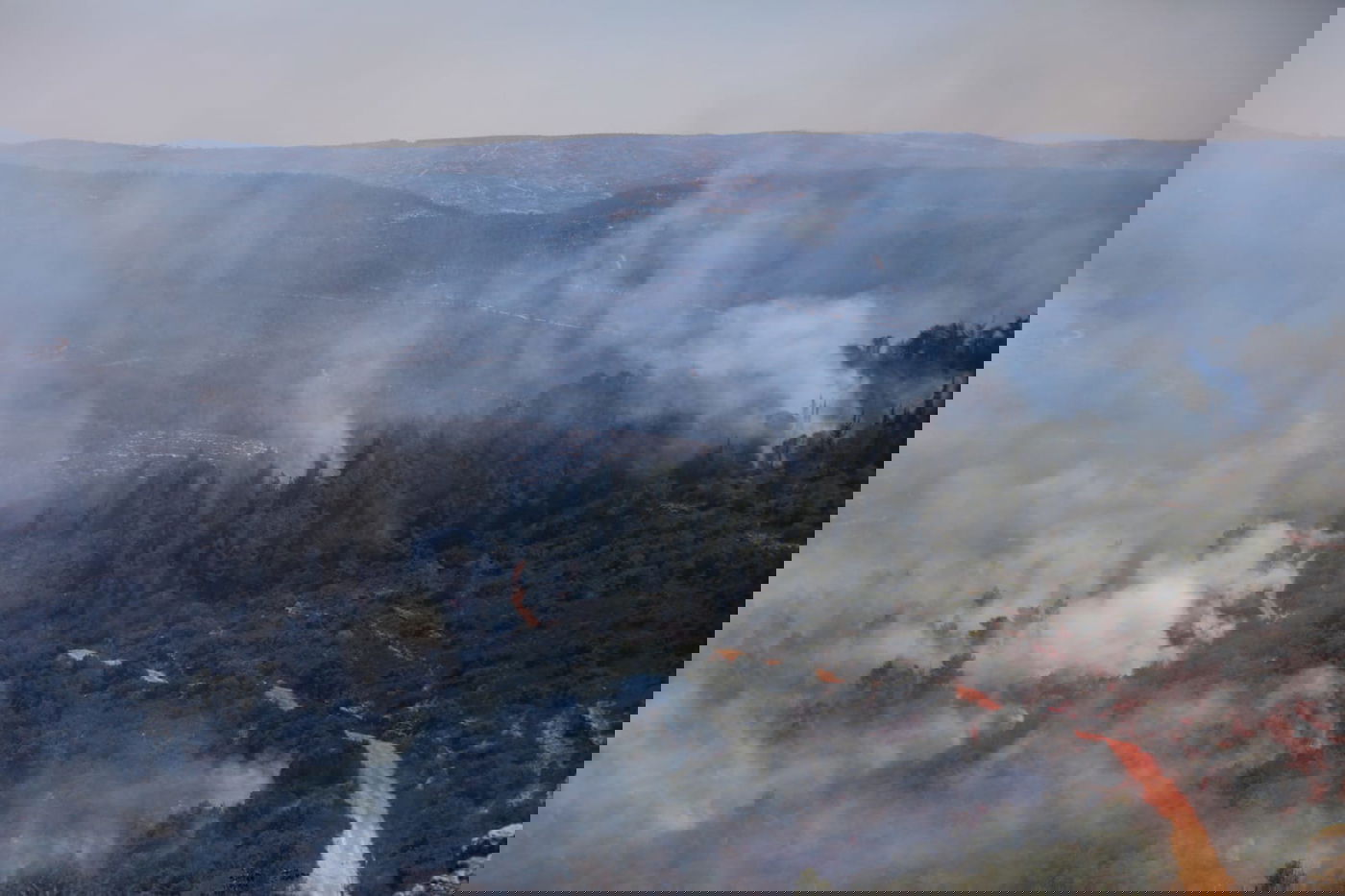 בשל התגברות הרוח: מספר יישובים - פונו