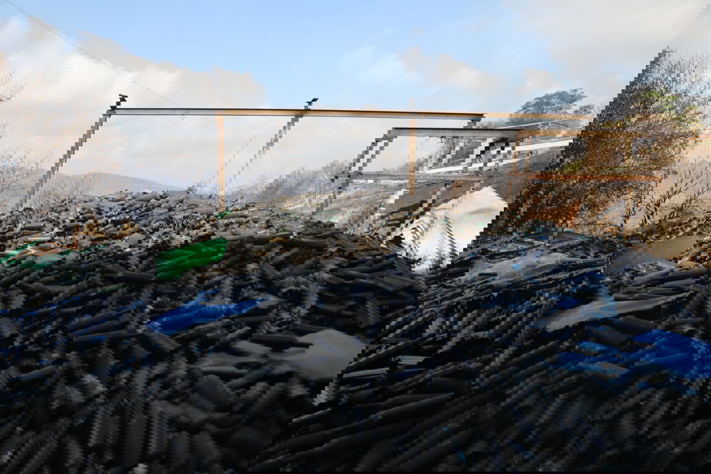 ביקור ב'יקב מצודה' שעלה בלהבות • תיעוד עצוב