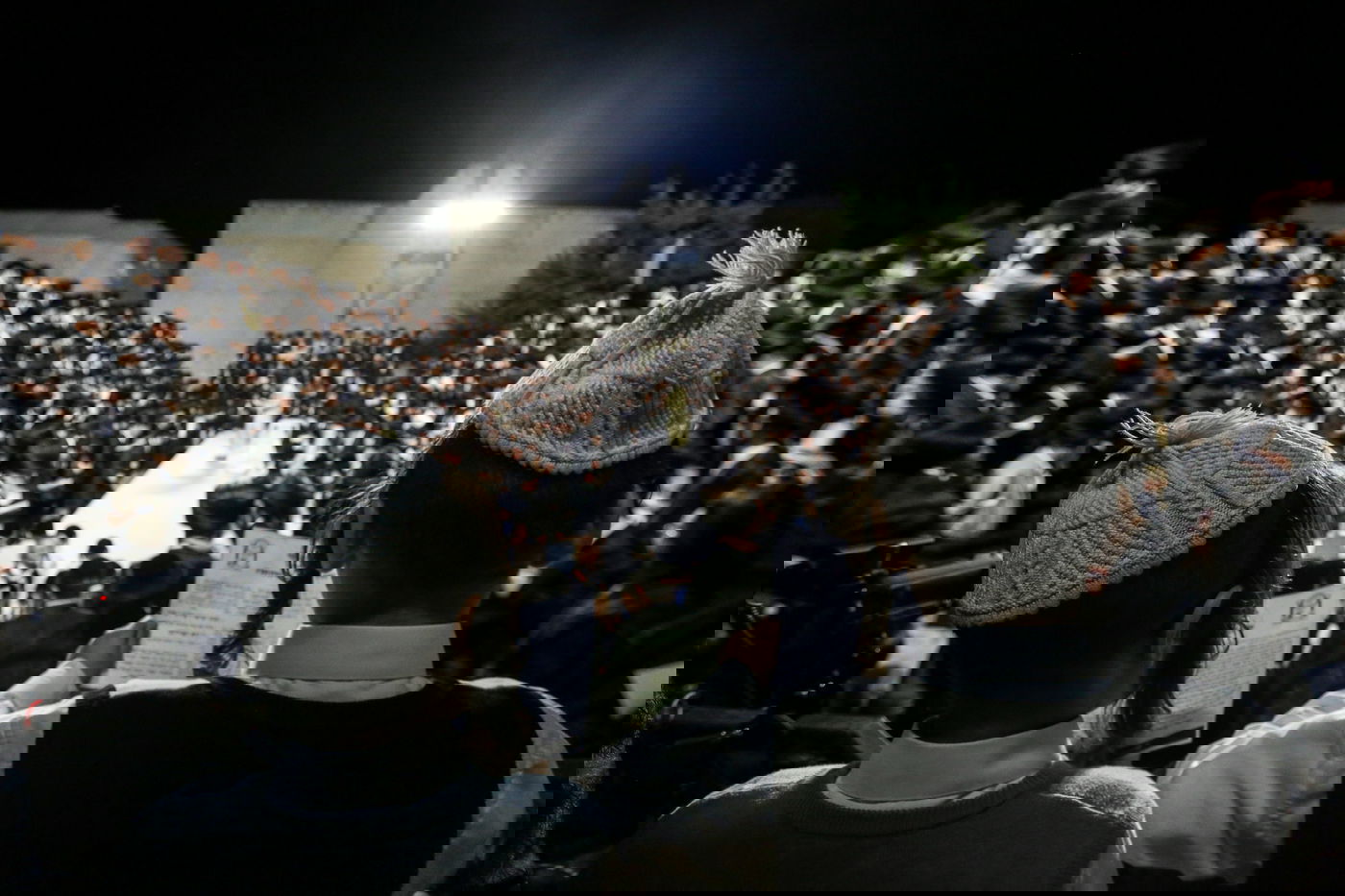 המשפיע הגר"א בידרמן שבת במירון וערך הדלקה