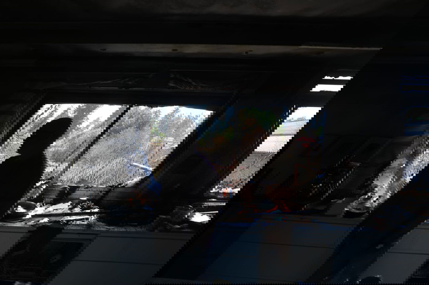 תיעוד עצוב: הבית שנשרף ב'גבעת יערים'