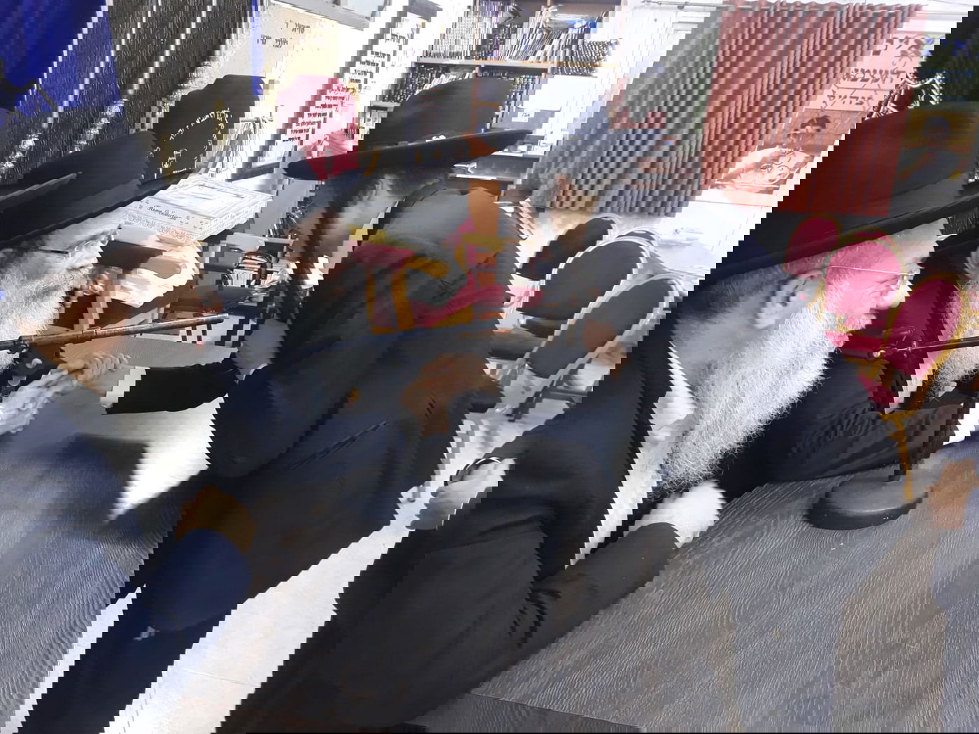 הגר"ש שטיינמן חיזק את קריית גת • תיעוד