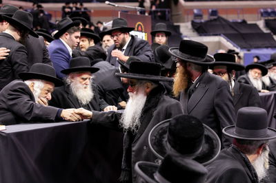 הדיין בכינוס של סאטמר למען הפלג הירושלמי