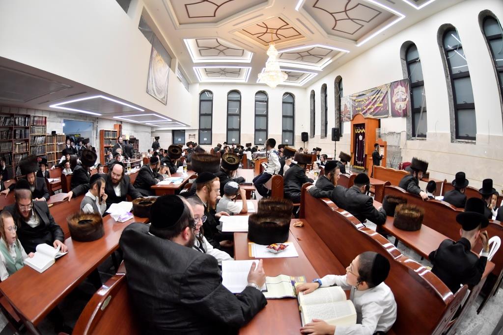 בבעלזא באשדוד חנכו את בית המדרש החדש