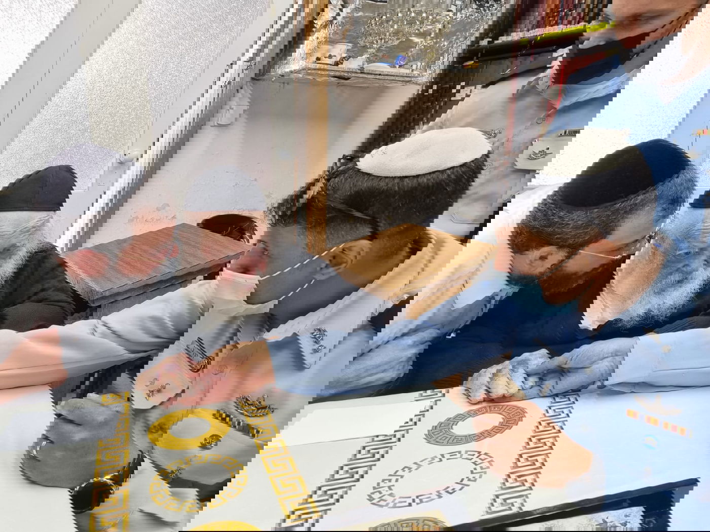 בכירים במשטרה התברכו אצל גדולי ישראל