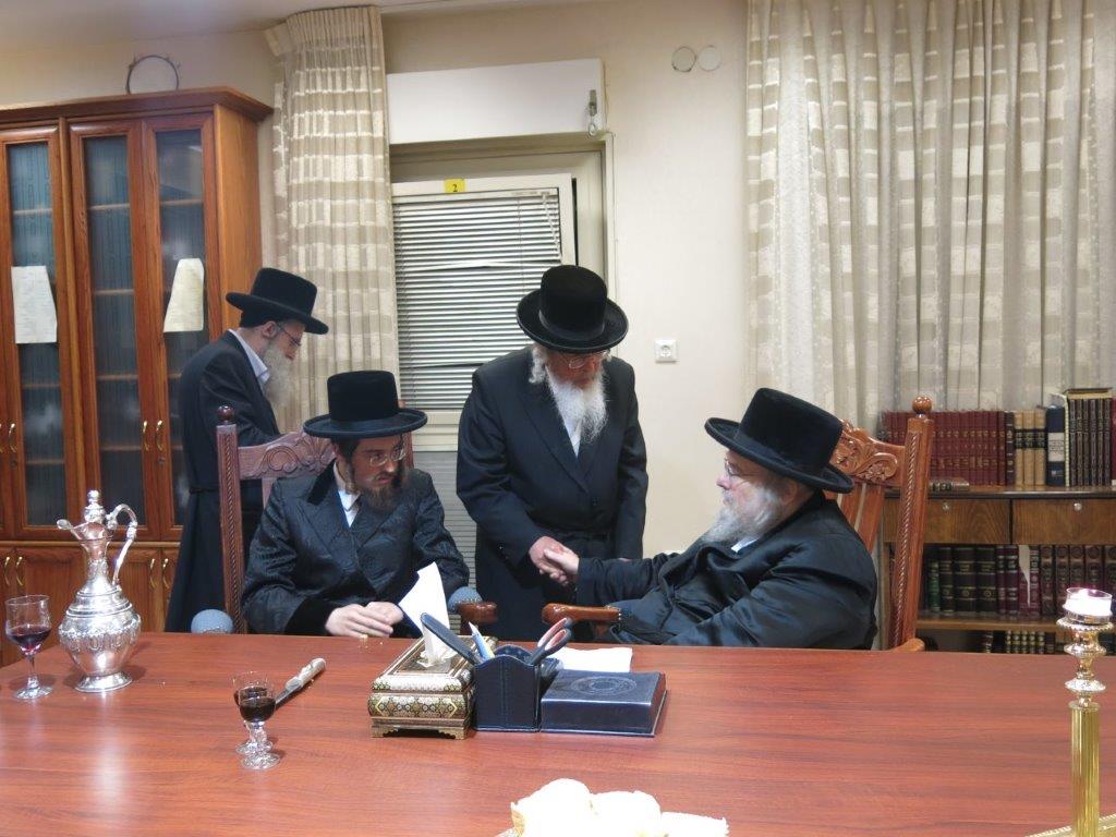 האדמו"ר מסאדיגורה בביקור אצל האדמו"ר מבעלזא