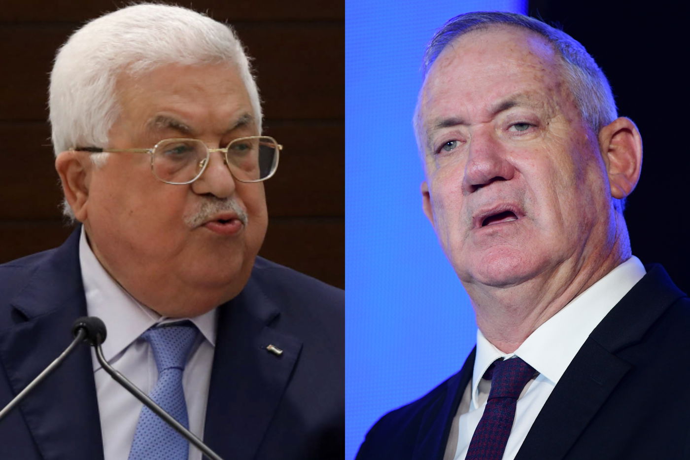 גנץ ואבו מאזן. ארכיון