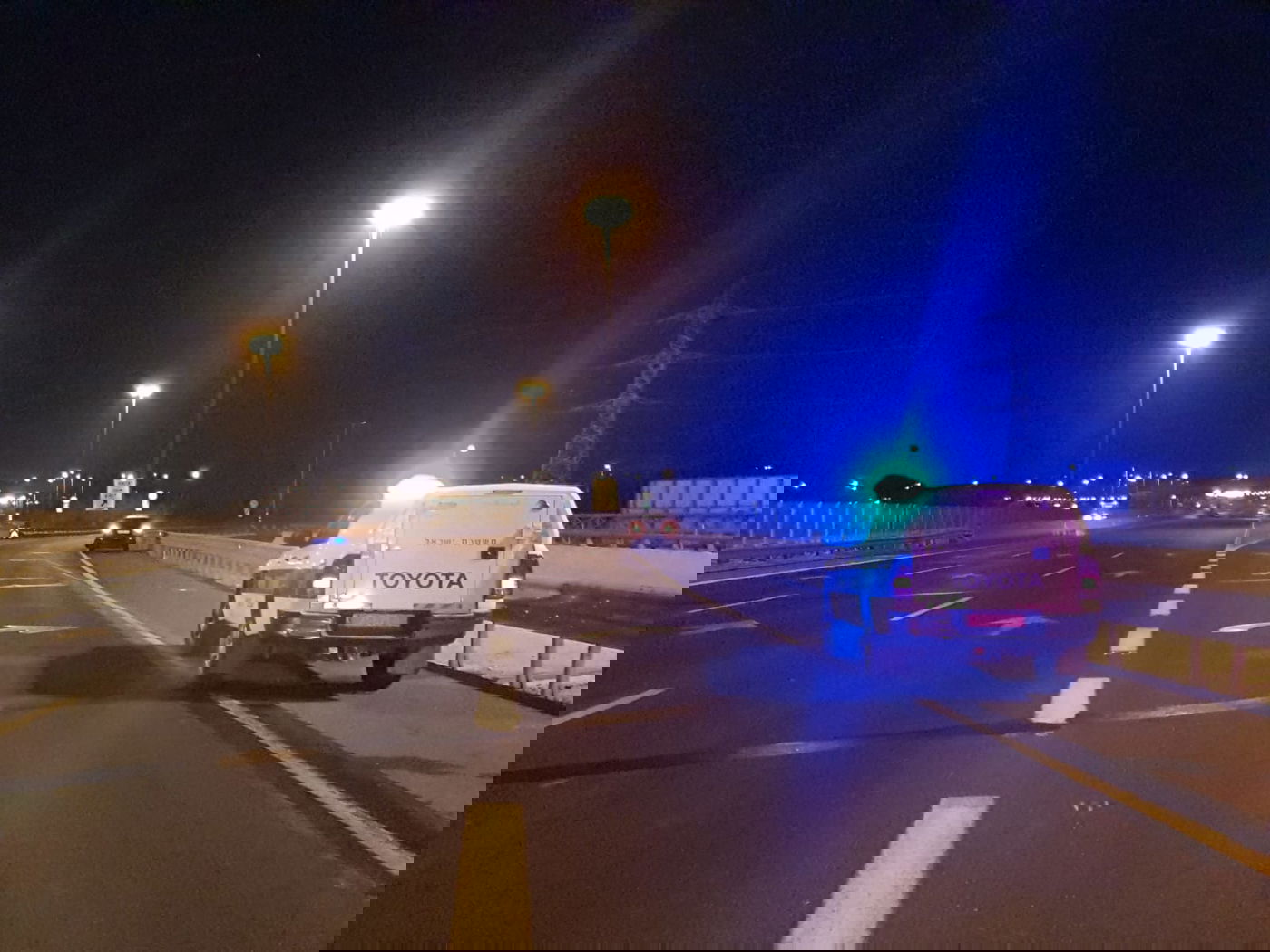 הולך רגל חצה את כביש 1 - ונהרג מפגיעת רכב