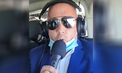 צפו: מנחם טוקר שידר את תוכניתו - ממסוק