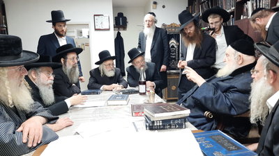 הראב"ד בירך את שלושת הדיינים החדשים