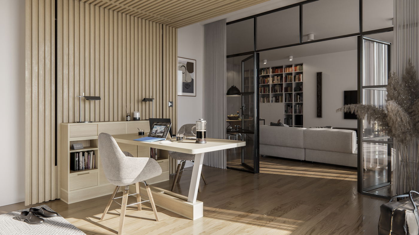 מיטת קיר מודולרית שיש בה הכל