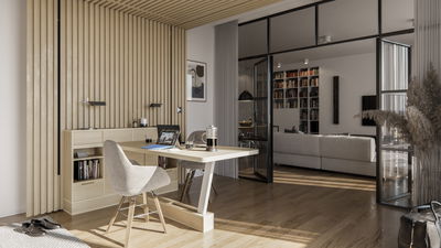 מיטת קיר מודולרית שיש בה הכל