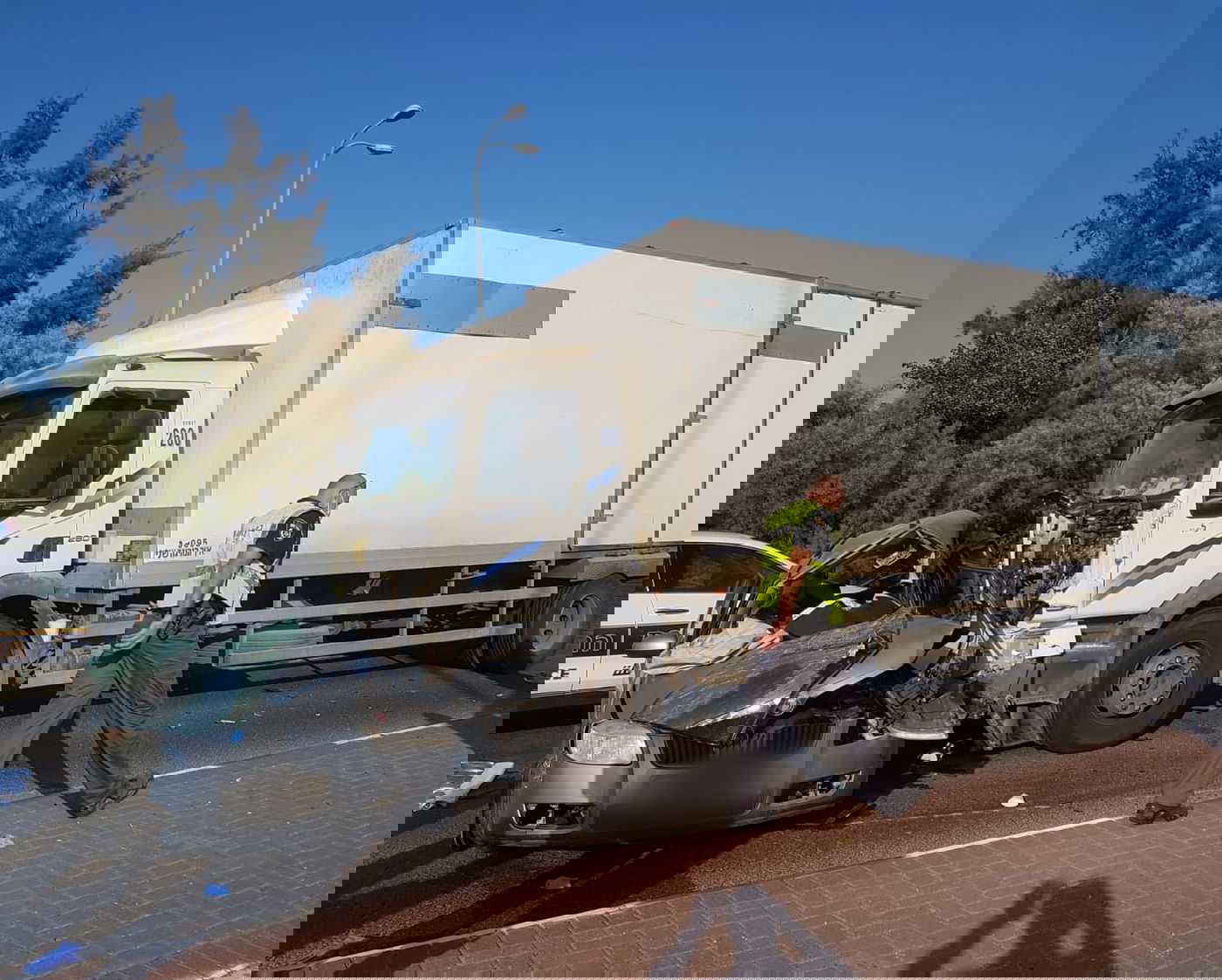 זירת התאונה