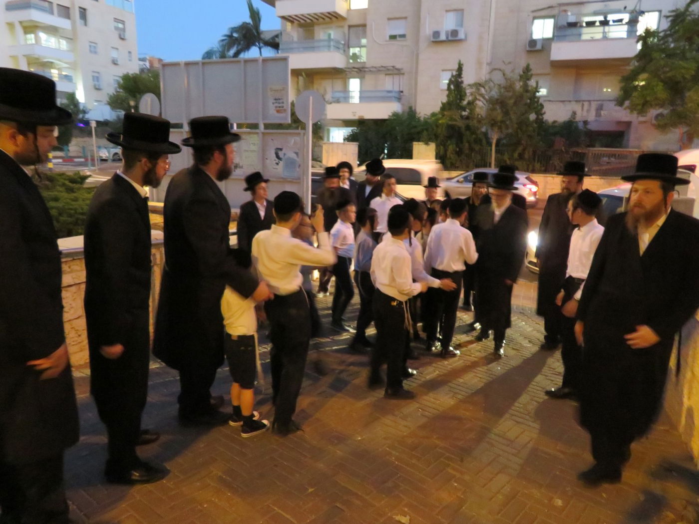 הרבי מסערט ויז'ניץ קיבל את חסידיו באלעד