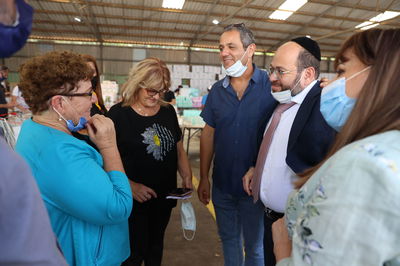 "ממשים את הזכות לתת" יחד עם כלת פרס ישראל גב' מרים פרץ, השבוע במחנה בית ליד