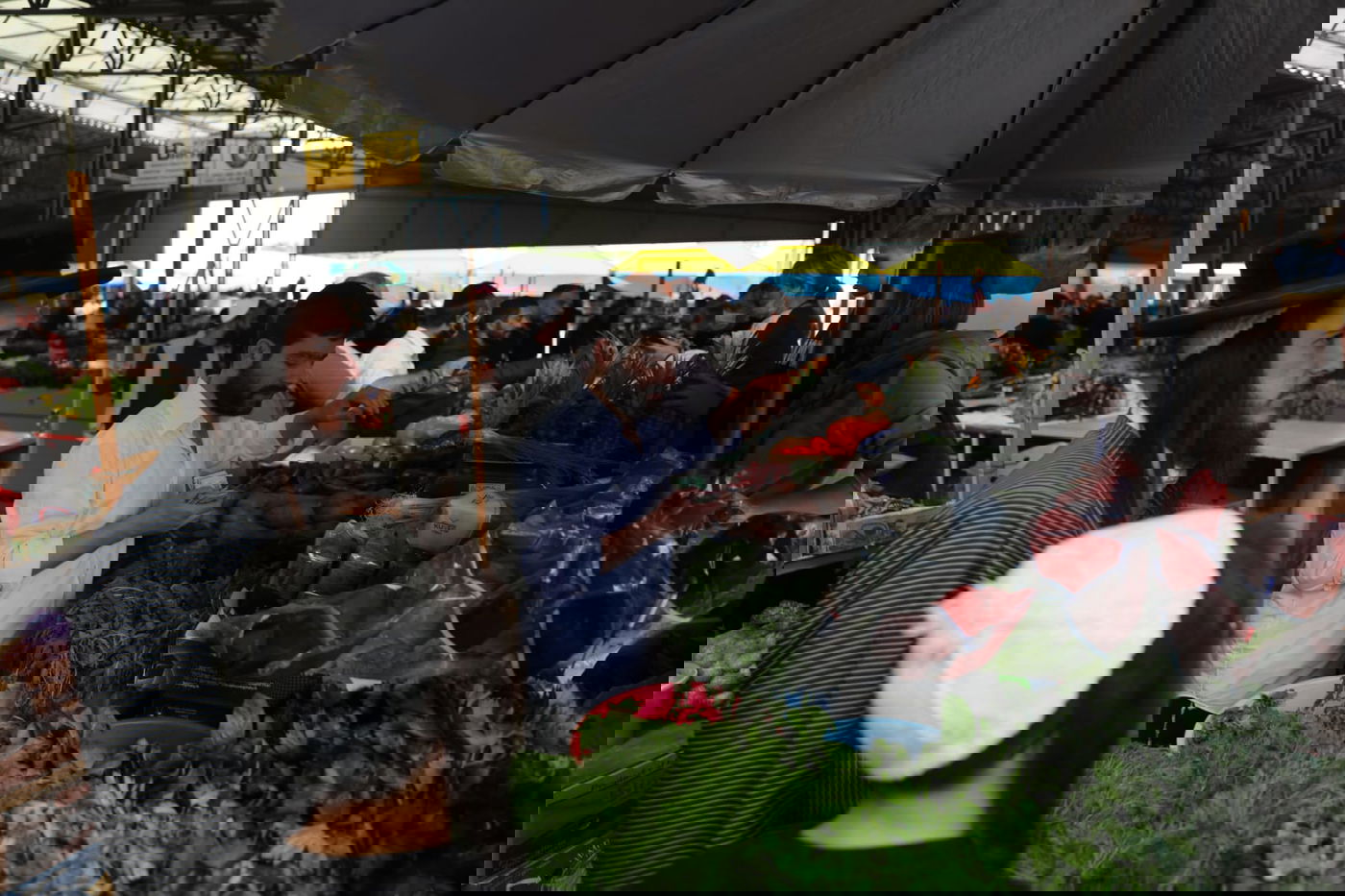 משדה התעופה אל השוק באומן • גלריה של ערב שבת