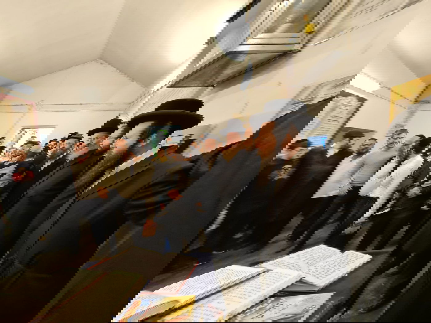 ליז'ענסק: מאות הגיעו לתפילות ראש השנה