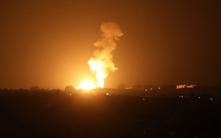 אחרי הפרחת בלונים; צה"ל תקף ברצועה