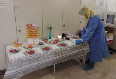 תיעוד ממחלקות הקורונה: כך נחגג ראש השנה