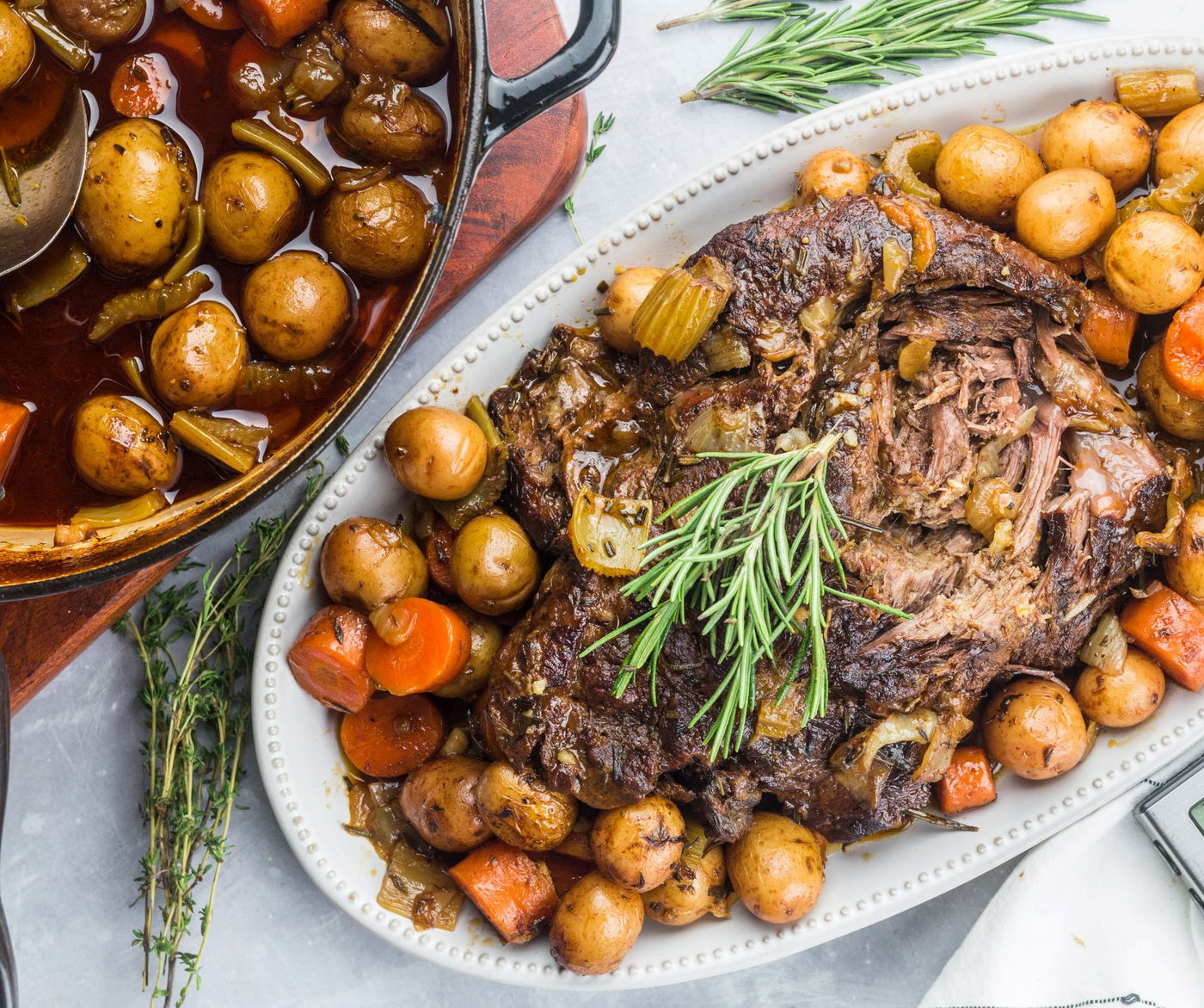 בשר ותפוחי אדמה בתנור