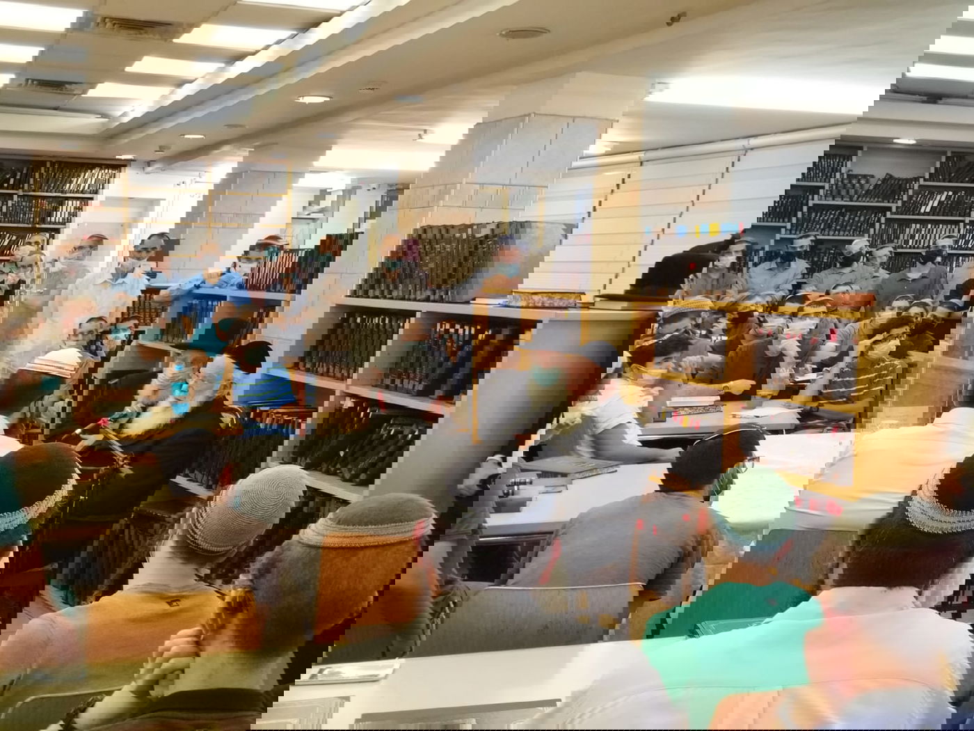 אירוע נדיר: המשגיח הגר"ח וואלקין הגיע למסור שיעור בישיבת מרכז הרב