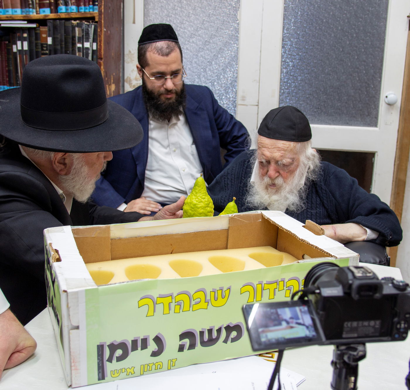 אחרי 'שחרית': גדולי ישראל בחרו אתרוג • צפו