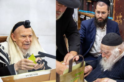 מרן הגר"ח והגרי"ג בבחירת אתרוג, הבוקר