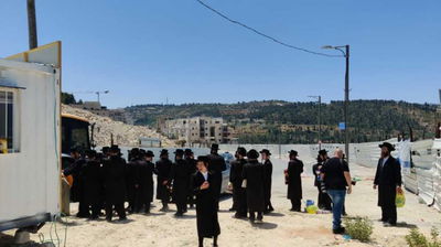 מפגינים בשכונת גילה. אילוסטרציה