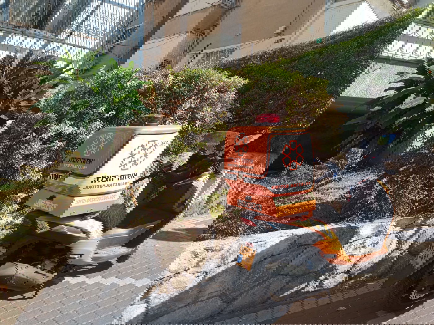 זירת האירוע בפתח תקווה