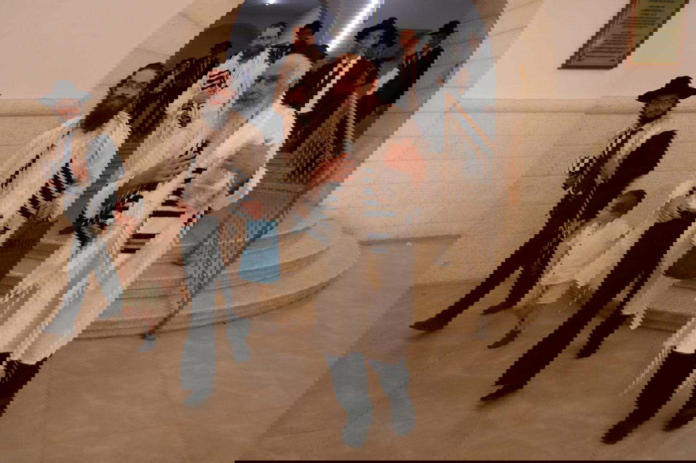 יום כיפור ב'סלבודקא': ההוספה בתפילה וקידוש לבנה