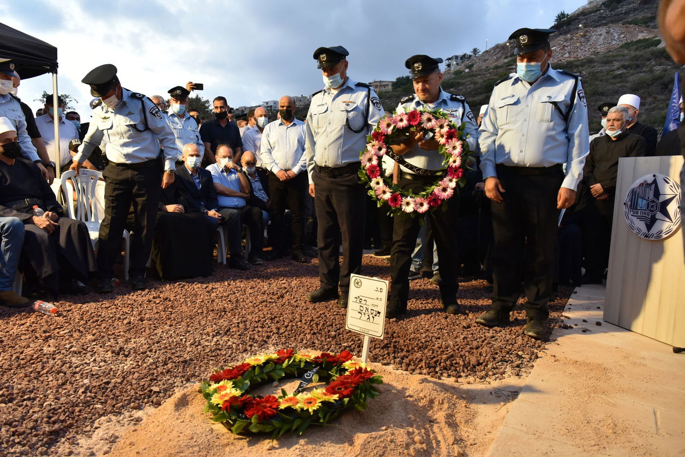 הובא למנוחות מתנדב המשטרה שנדרס למוות