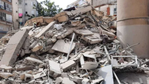 זירת הקריסה בחולון