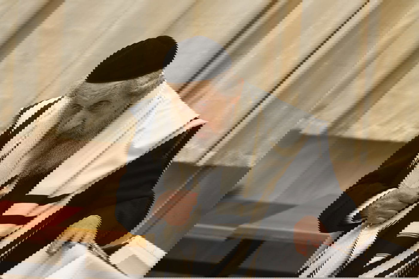 תיעוד: ראשי ישיבת סלבודקא בתפילת החג