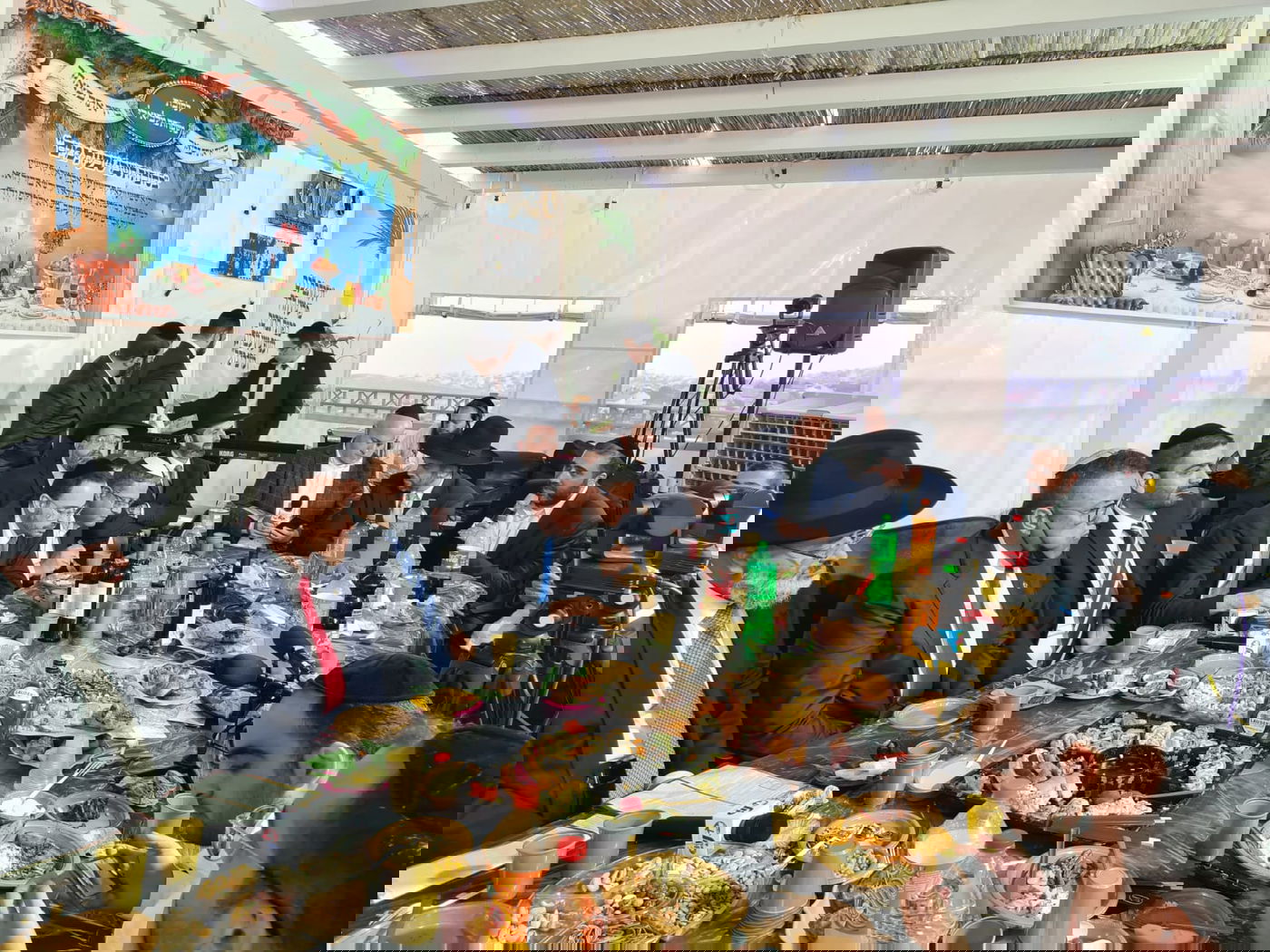 תיעוד: שמחת חג בסוכת ח"כ מיכאל מלכיאלי