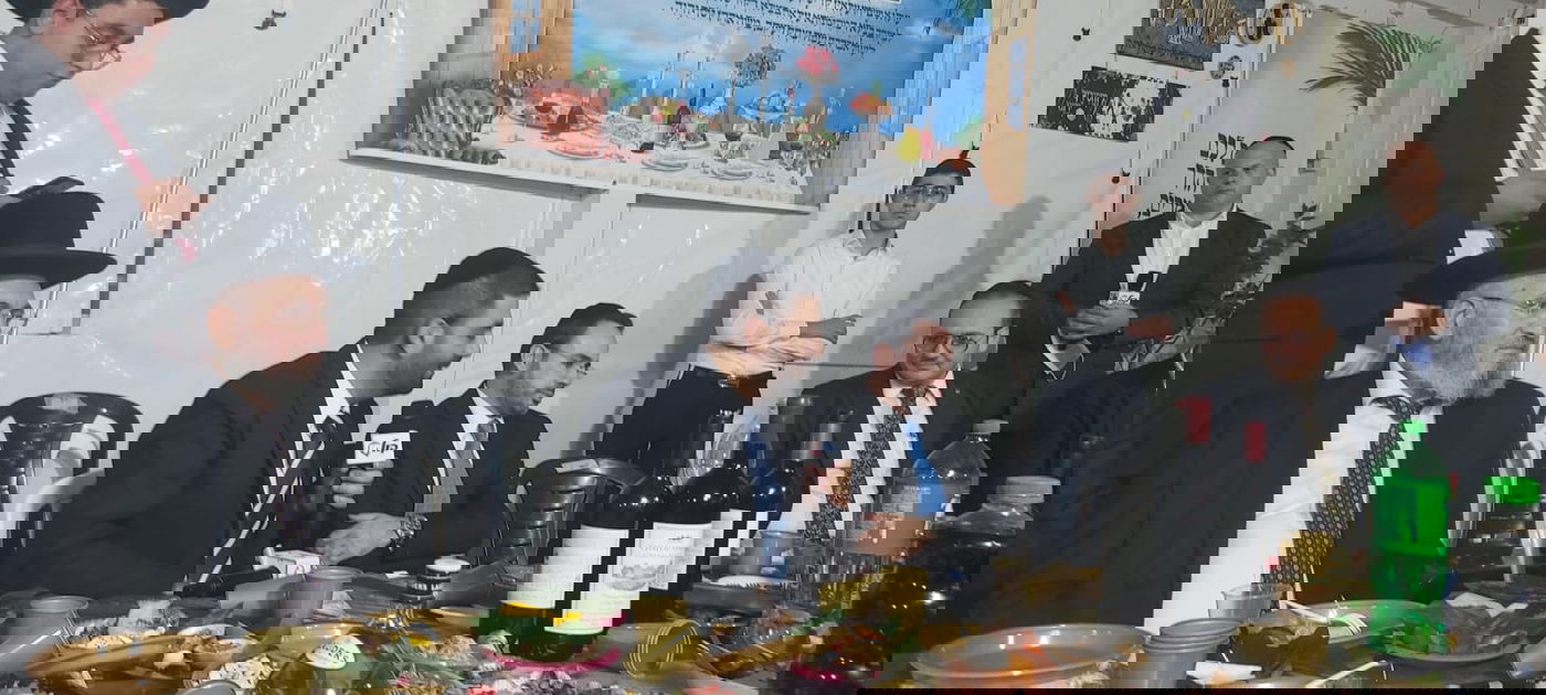 תיעוד: שמחת חג בסוכת ח"כ מיכאל מלכיאלי