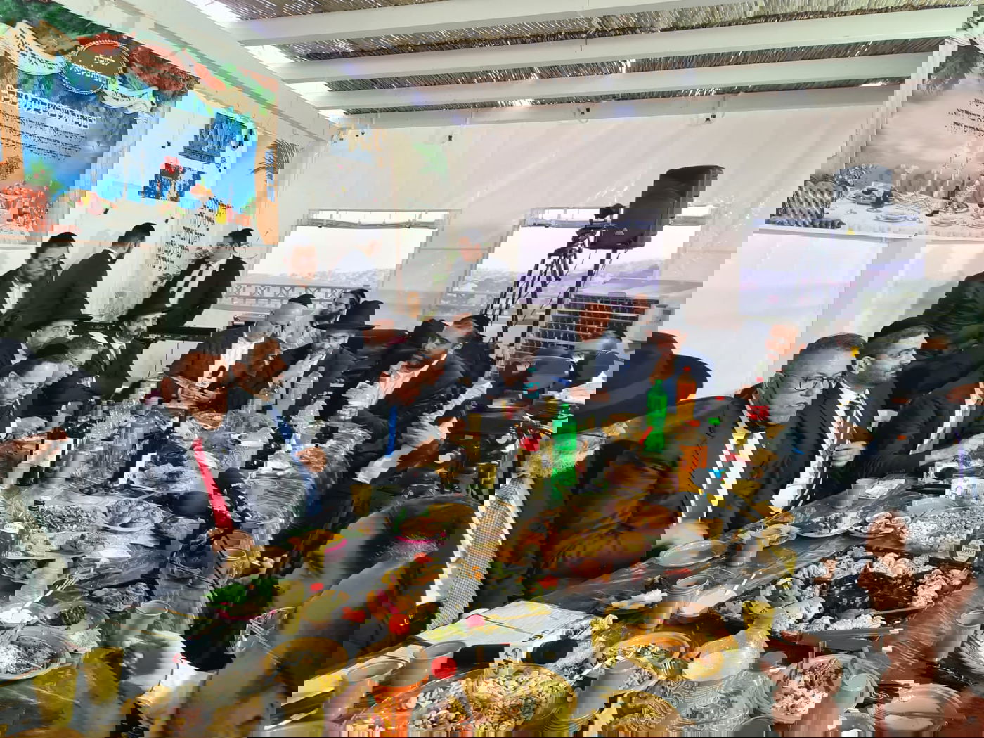 תיעוד: שמחת חג בסוכת ח"כ מיכאל מלכיאלי