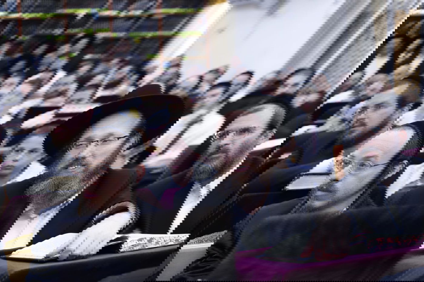 כשהגר"ד לנדו רקד עם המקל • צפו בתיעוד