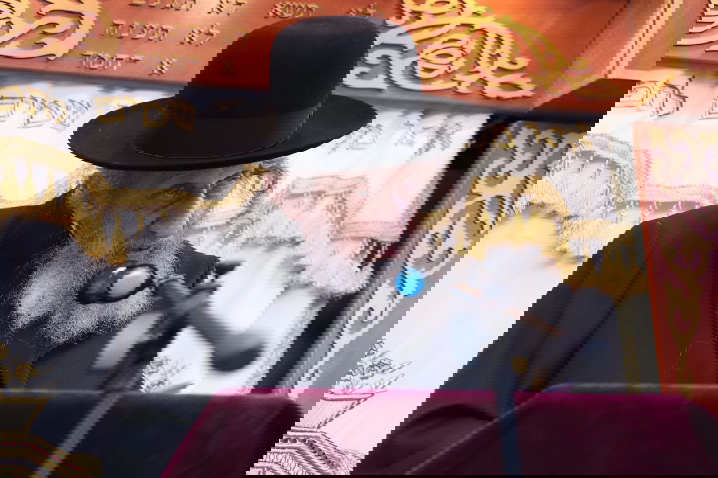 כשהגר"ד לנדו רקד עם המקל • צפו בתיעוד