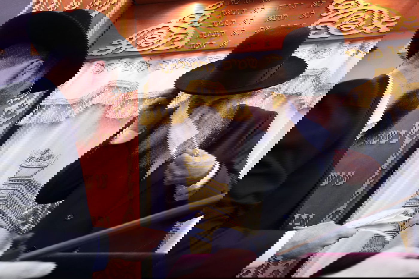 כשהגר"ד לנדו רקד עם המקל • צפו בתיעוד