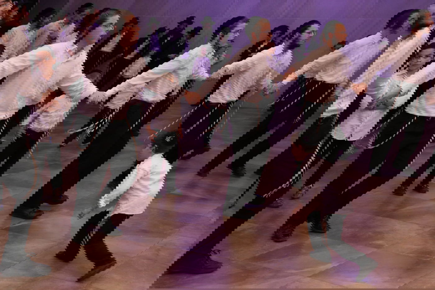 כשהגר"ד לנדו רקד עם המקל • צפו בתיעוד