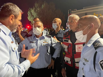 המפכ"ל בזירת התאונה