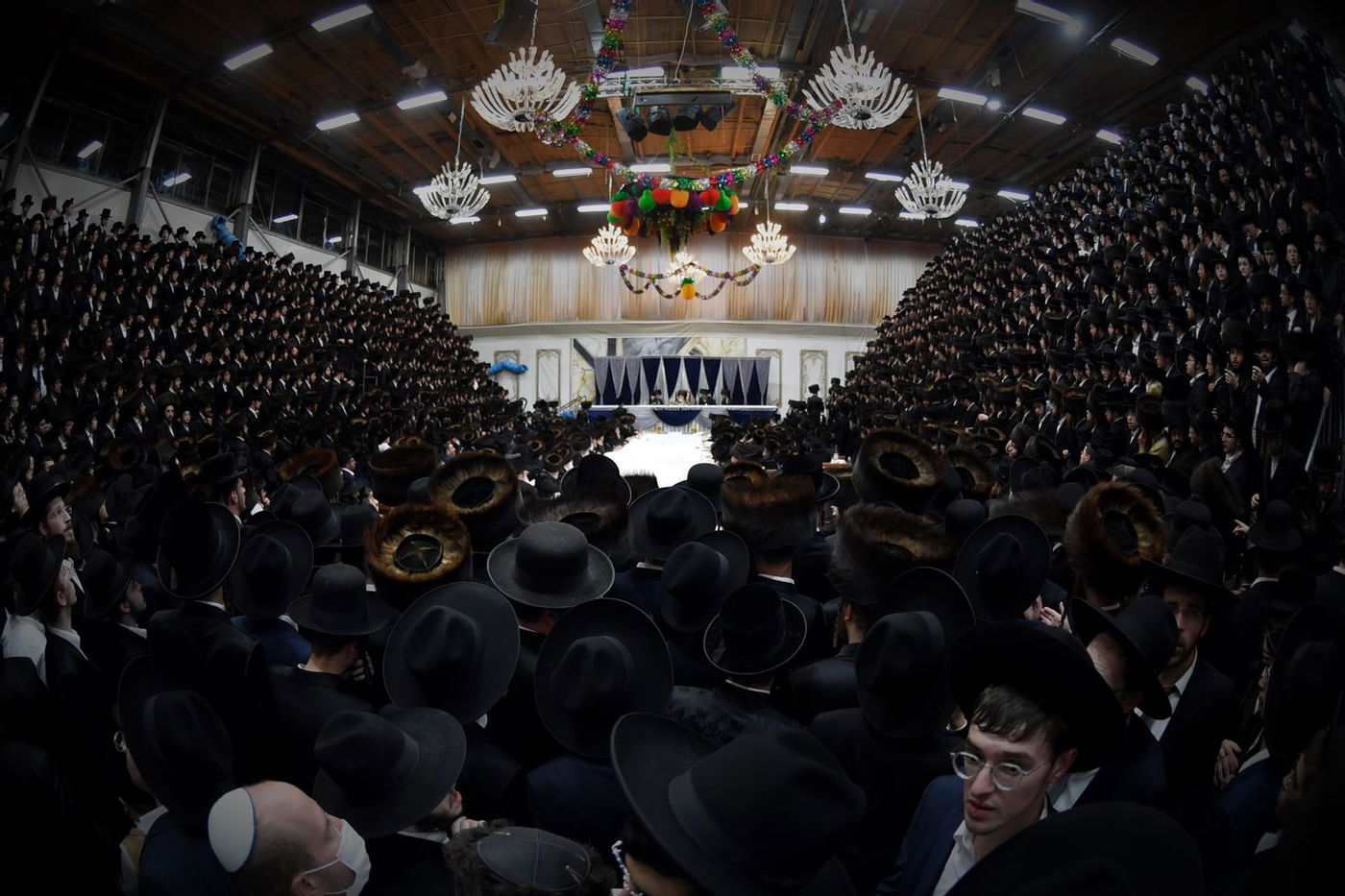 מראות הושענא רבה וחג הסוכות בויז'ניץ