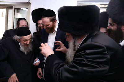 הגר"ש אלתר עם הגר"ד לנדו