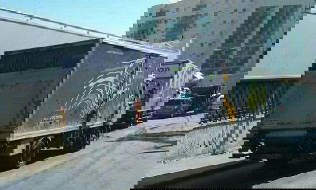 משאית בירושלים, צילום אילוסטרציה