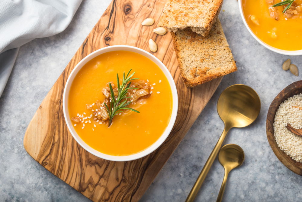 מרק בטטות וכרישה