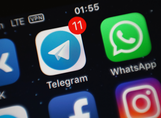 וואטסאפ וטלגרם
