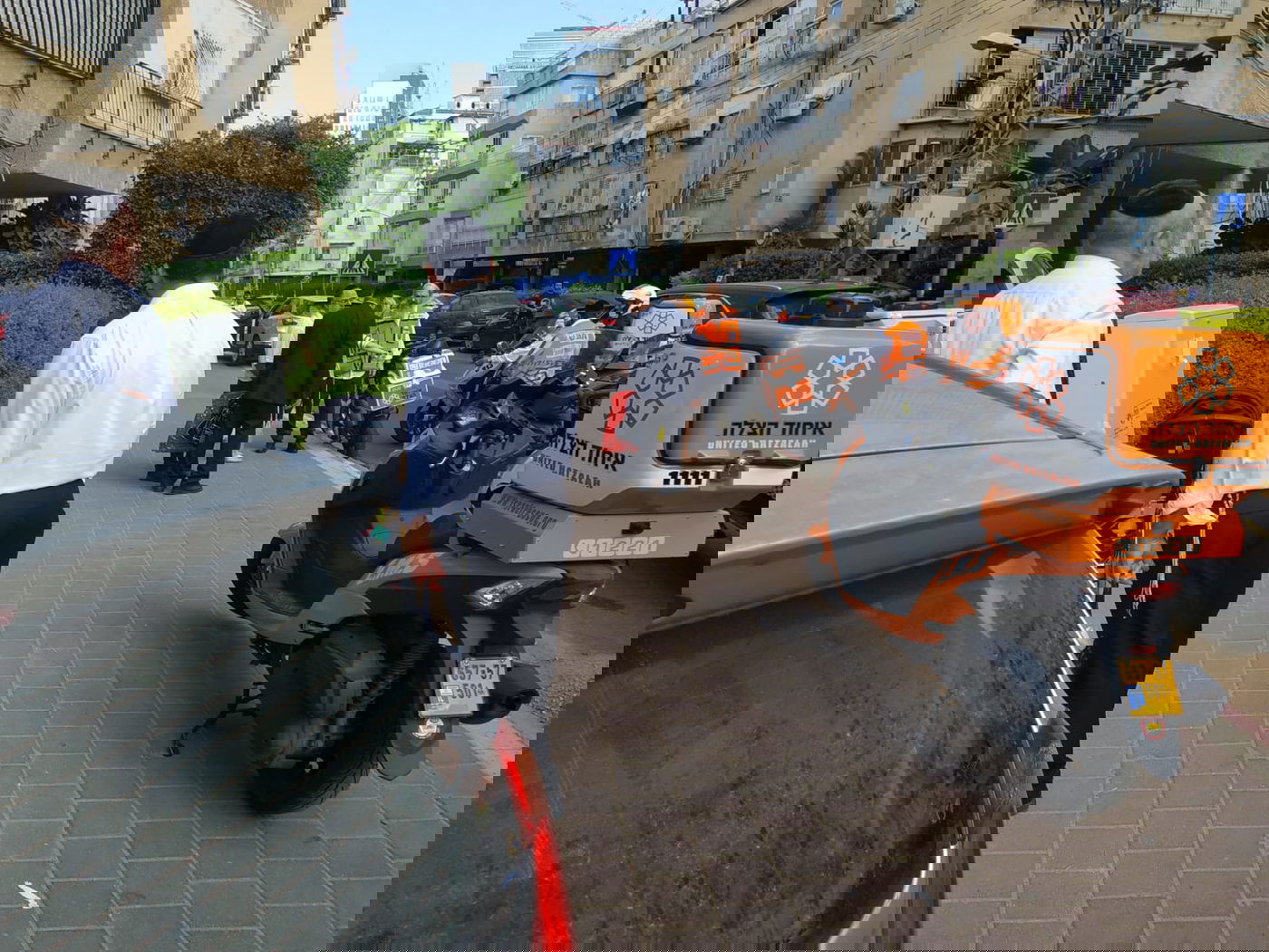 זירת התאונה